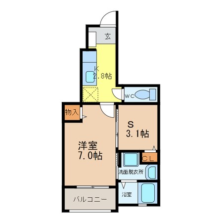 中村公園駅 バス13分  東条下車：停歩7分 1階の物件間取画像